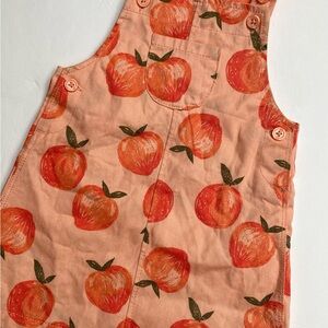 Carter's Peach Pattern Kids Overalls